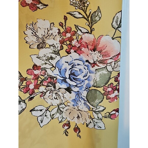 Lavender Field Sheer Floral Tie Front Duster Small Festival Beach Cottagecore - Picture 10 of 16